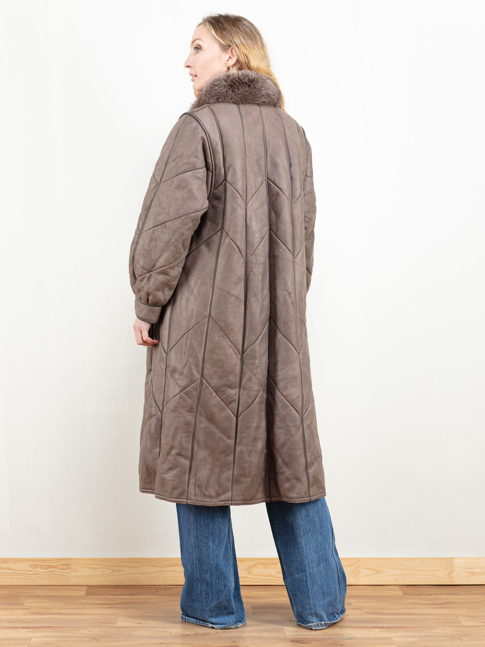 Vintage 70's Women Shearling Winter Coat - NorthernGrip
