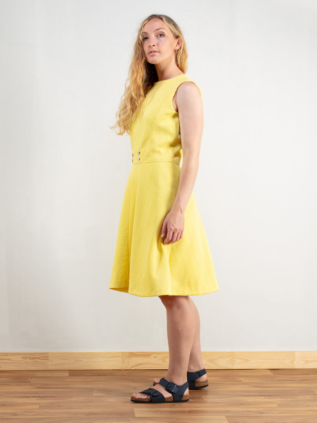 Online Vintage Store | 70's Yellow Mod Dress Online Vintage Store | 70's Yellow Mod Dress