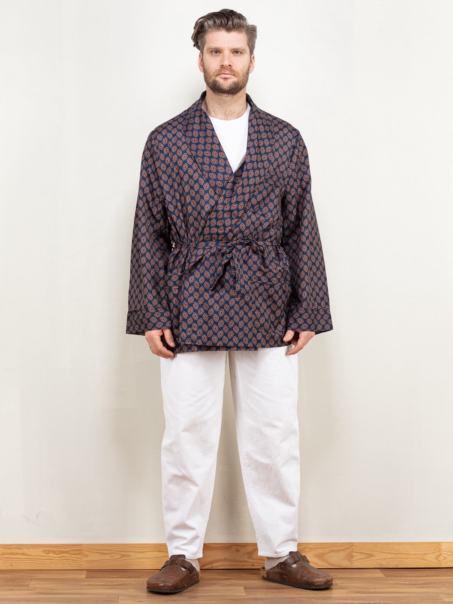 Old fashioned mens dressing gown online