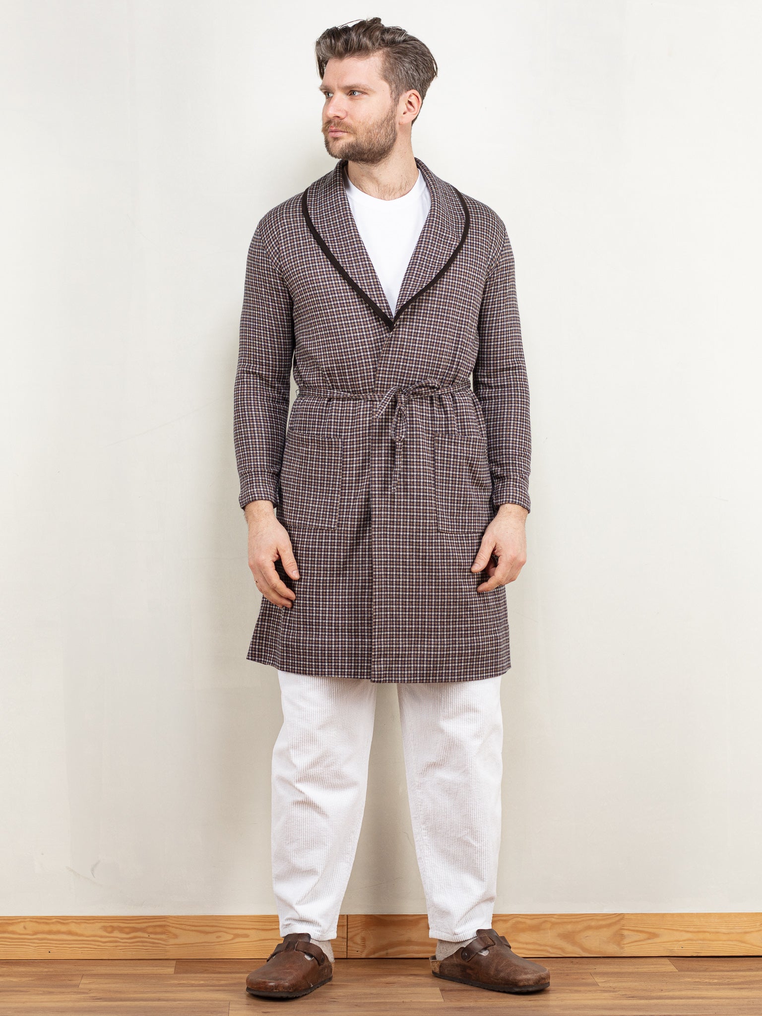 Mens short housecoat online
