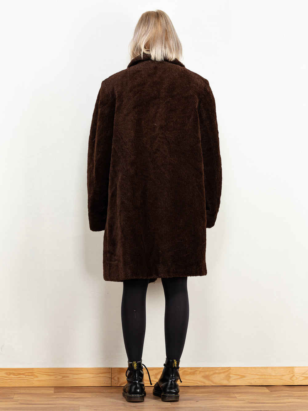 Vintage 60's Women Faux Fur Coat in Brown - NorthernGrip