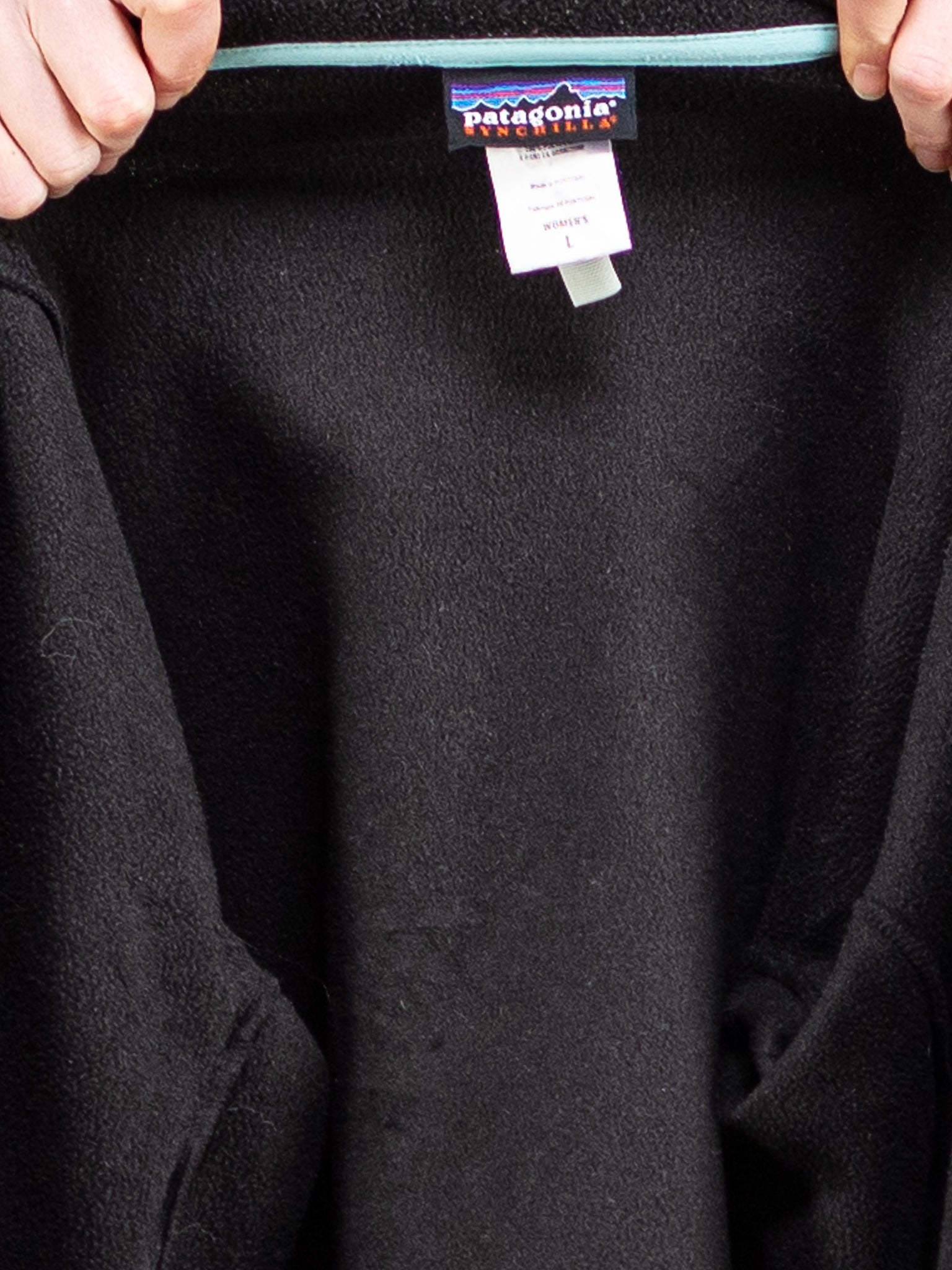 Patagonia black synchilla women's on sale