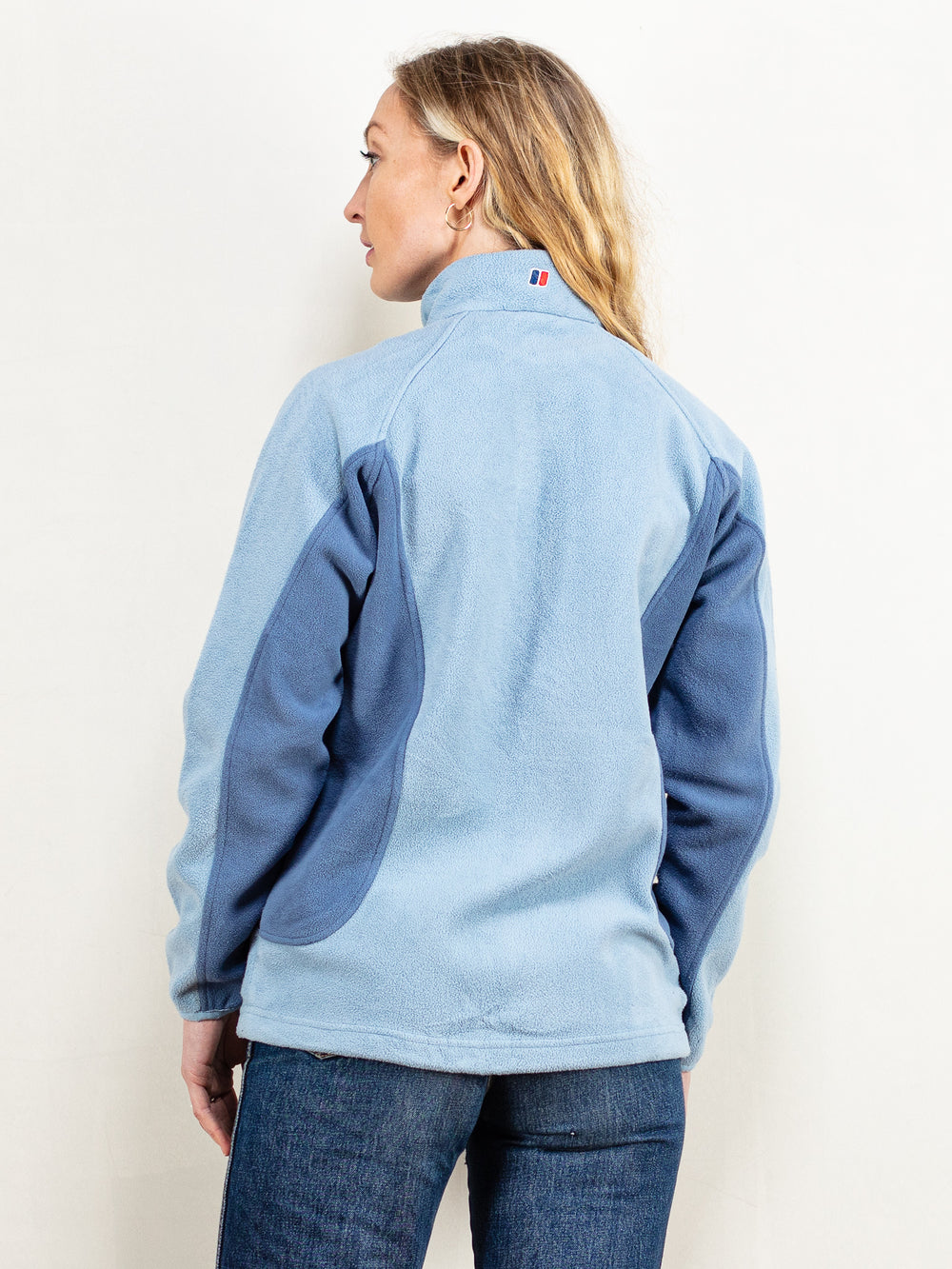 Vintage 90's Women Fleece Jacket in Blue - NorthernGrip