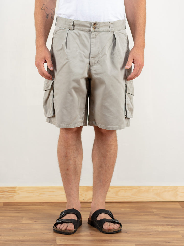 Vintage 90's Grey Men Utility Shorts