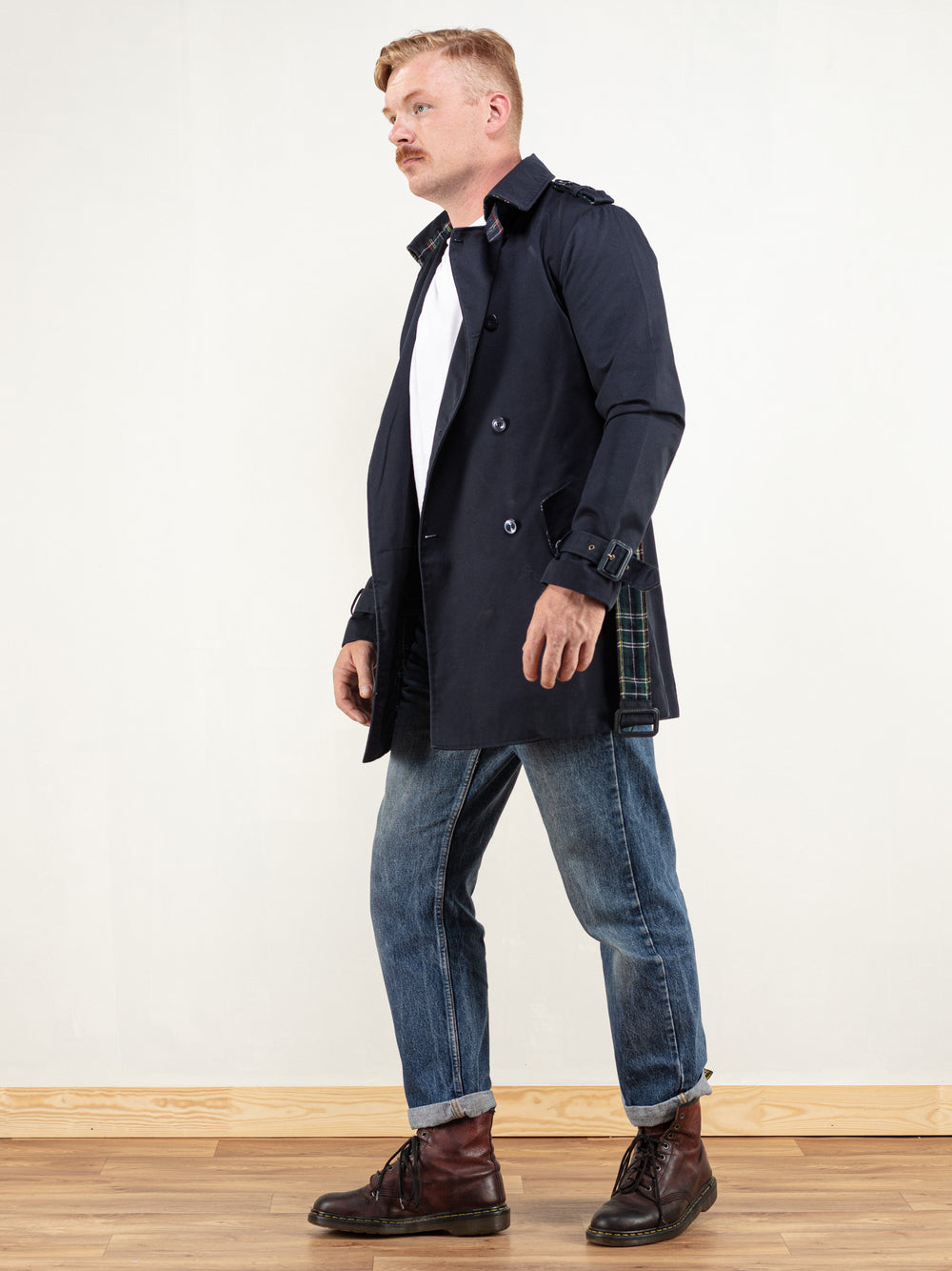 Vintage 90's Men Harrington Trench Coat - NorthernGrip
