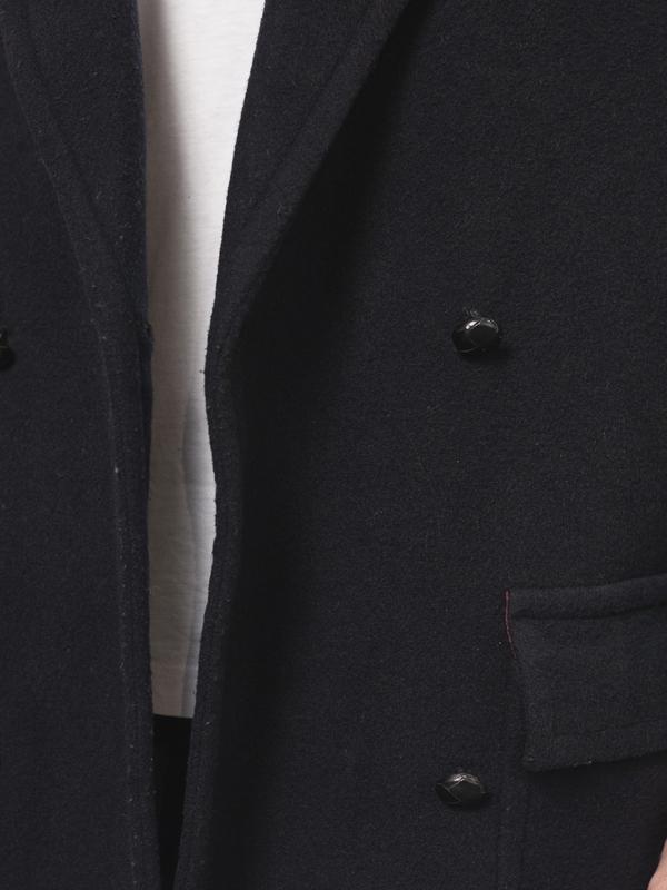 Vintage 90's Men Cashmere Blend Coat - NorthernGrip