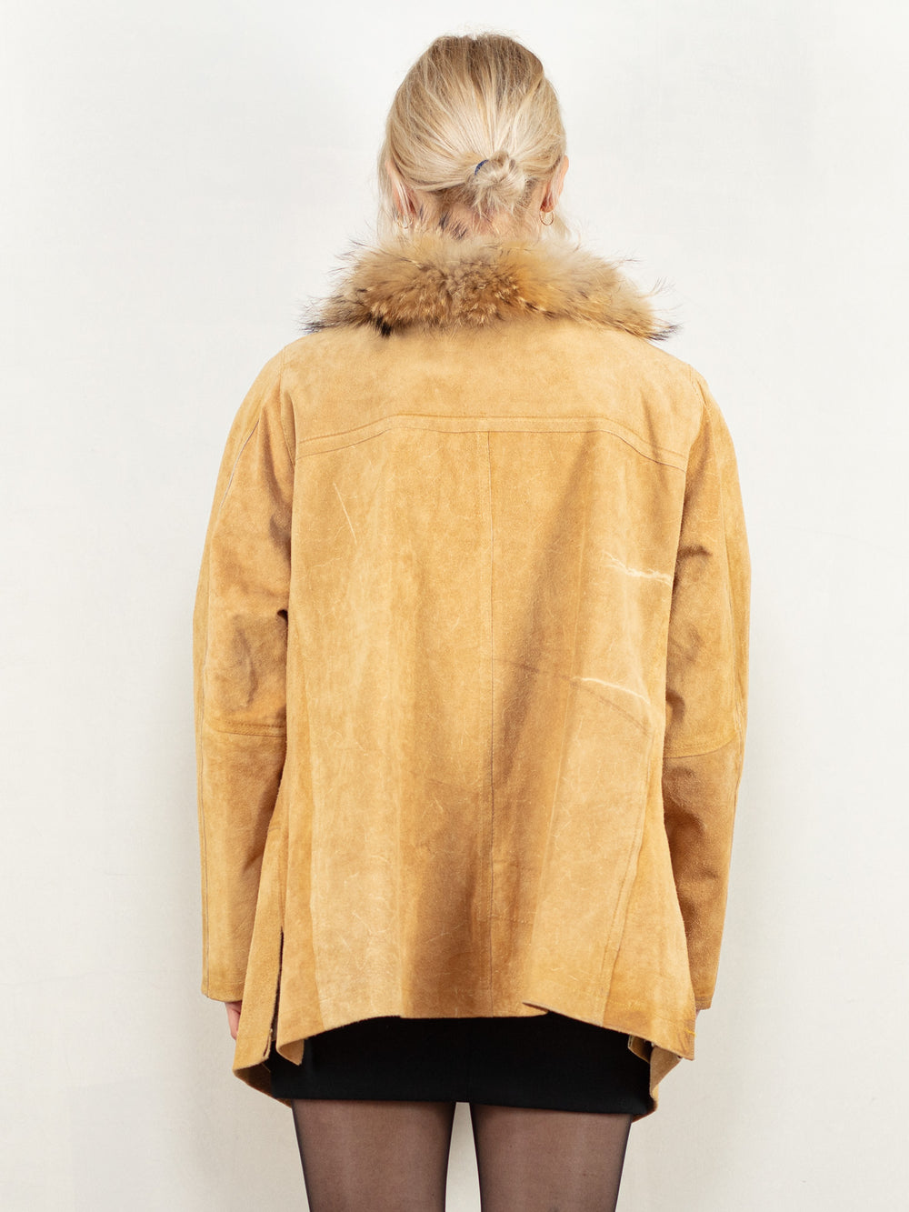 Vintage 70's Women Suede Jacket in Brown - NorthernGrip