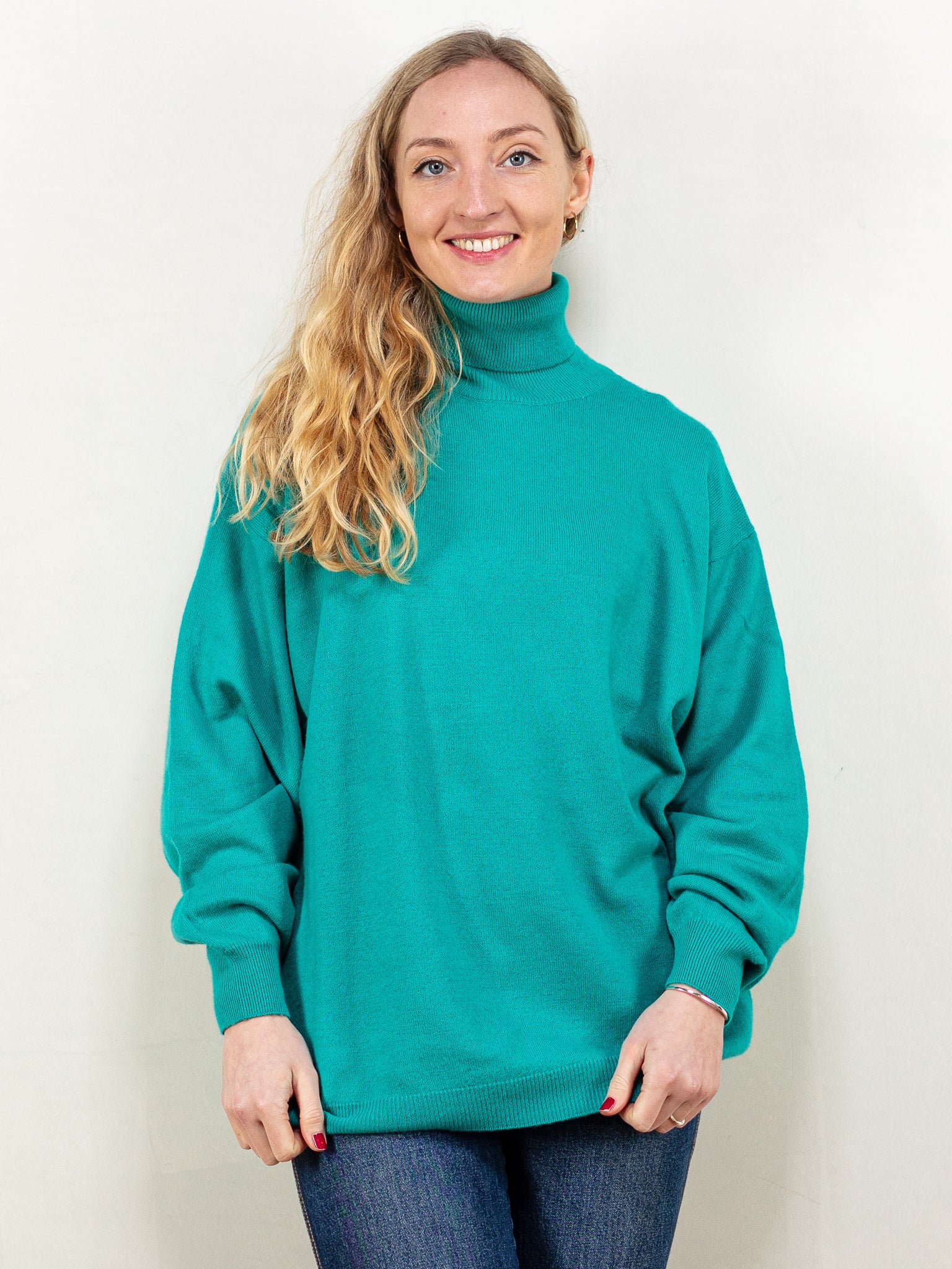 Turquoise turtleneck womens online