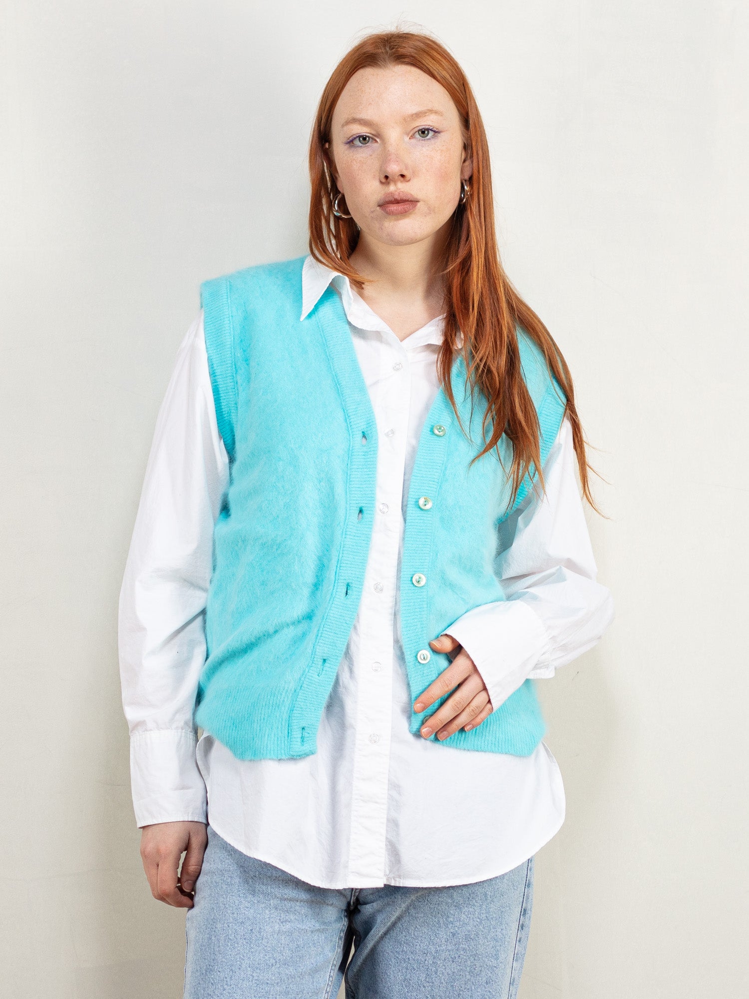 Vintage sweater vest womens outlet