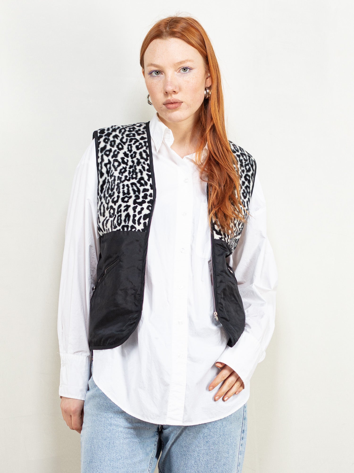 Zip up vest womens best sale