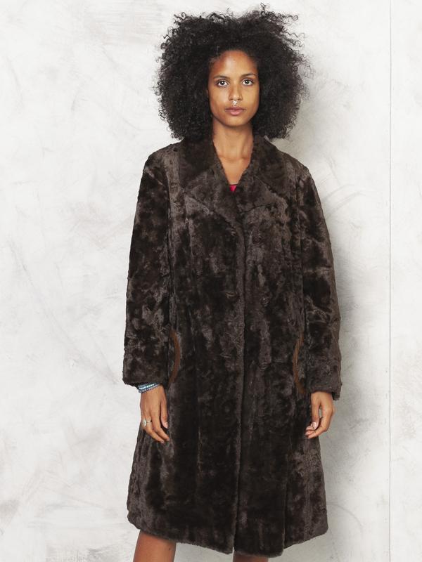 Vintage 70's Women Faux Fur Coat - NorthernGrip