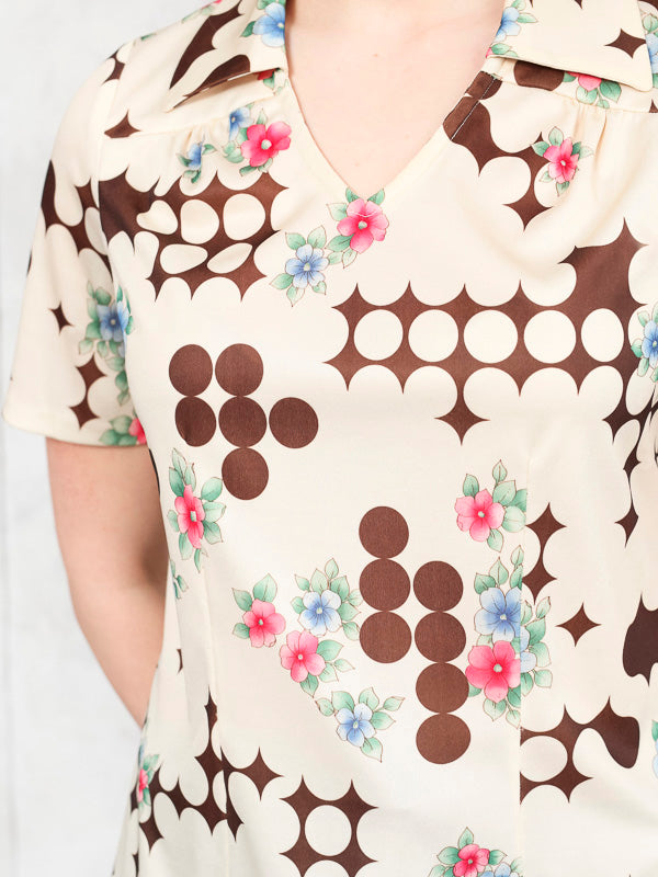 Vintage 70's Floral Women Top - NorthernGrip
