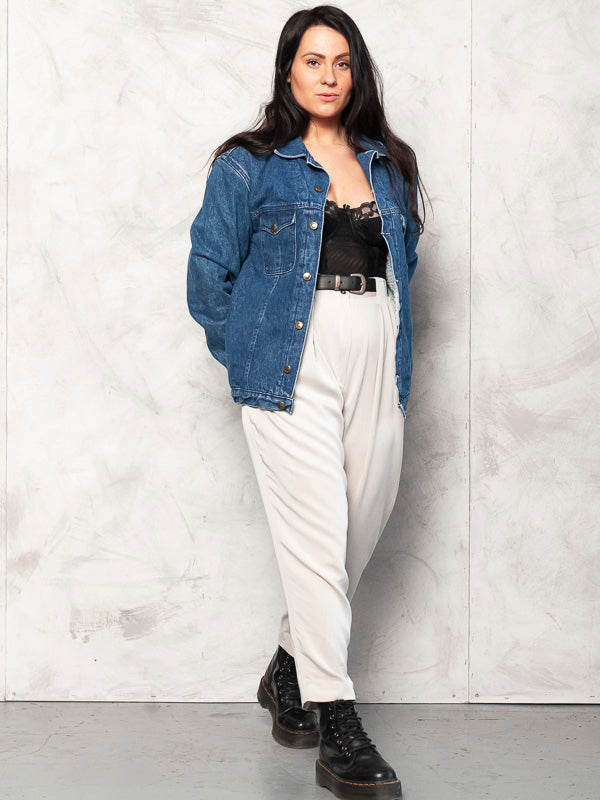 Denim college jacket 2025