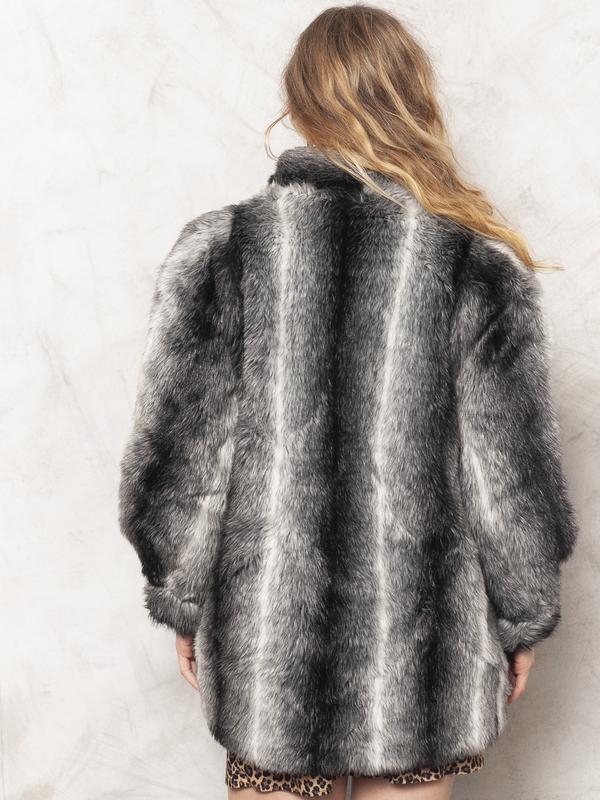Women Vintage 80's Animal Print Coat - NorthernGrip