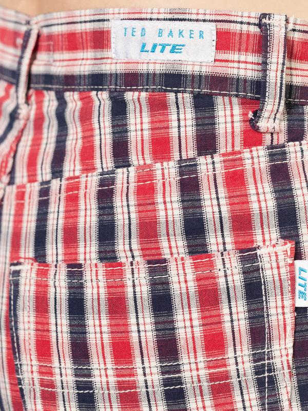 TED BAKER Pants 80s Checkered Nerd Pants Plaid Trousers High Waist Preppy Trousers Check Print Pants Women Vintage Clothing size Small