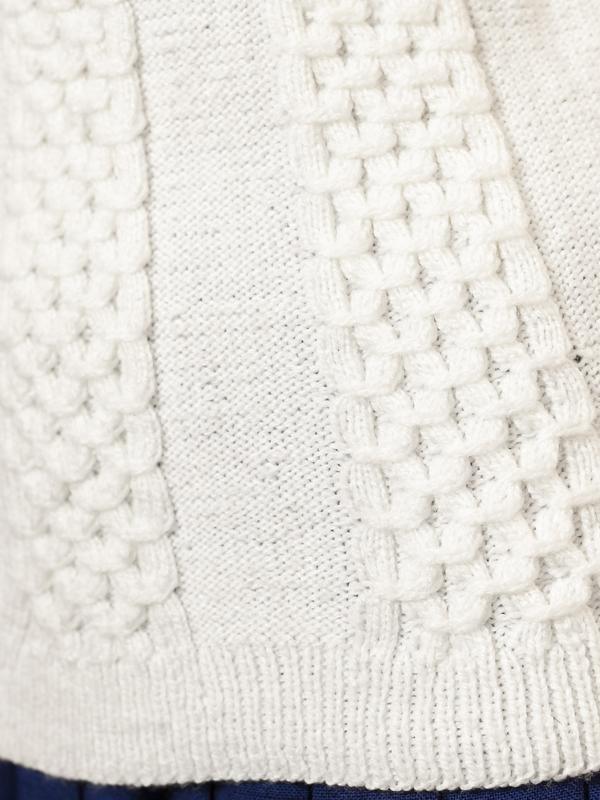 Vintage 80's White Knit Women Sweater - NorthernGrip