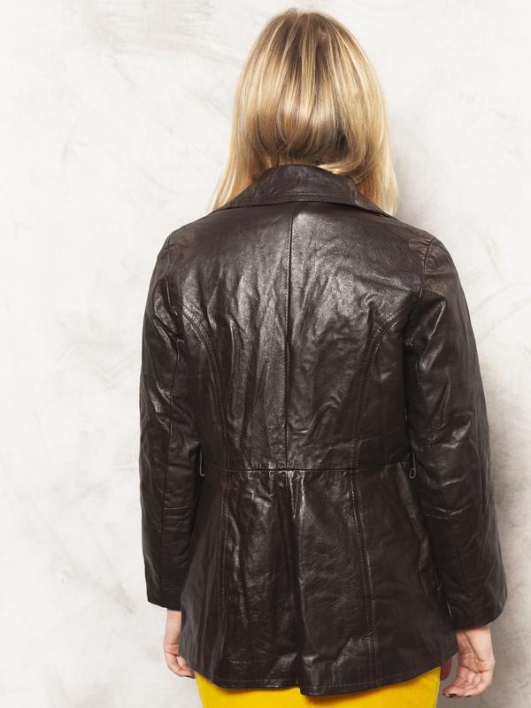 Vintage Brown Women Leather Jacket - NorthernGrip