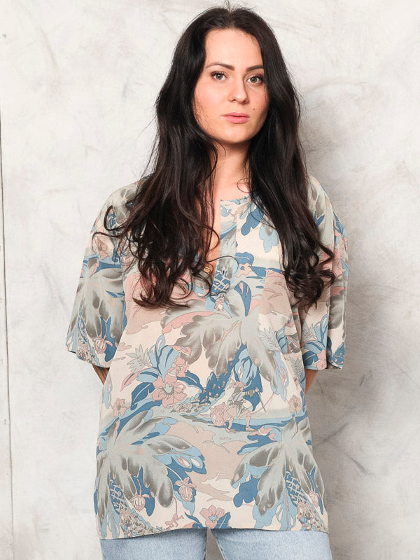 Vintage 90's Women Mesh Blouse - NorthernGrip