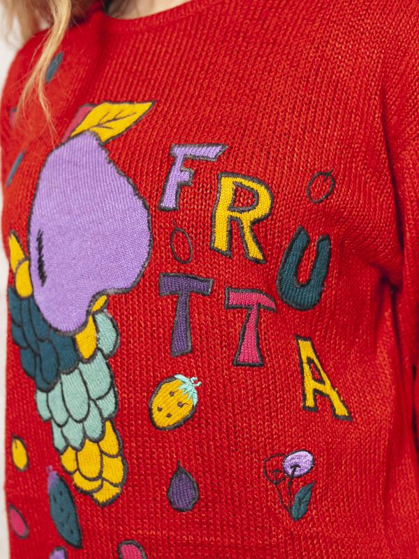 Vintage Patterned Knit Women Sweater - NorthernGrip