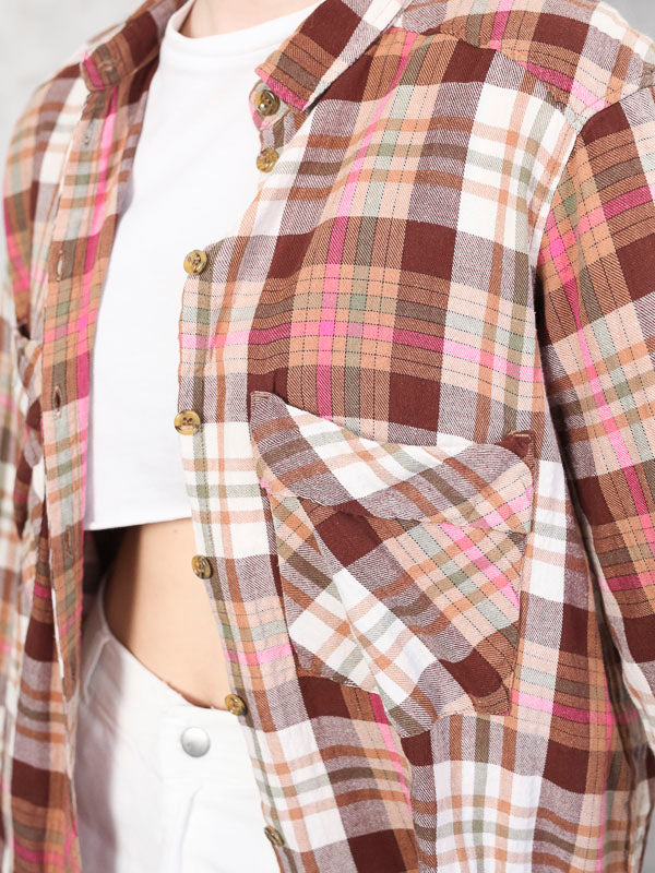 Vintage 90's Women Plaid Shirt - NorthernGrip