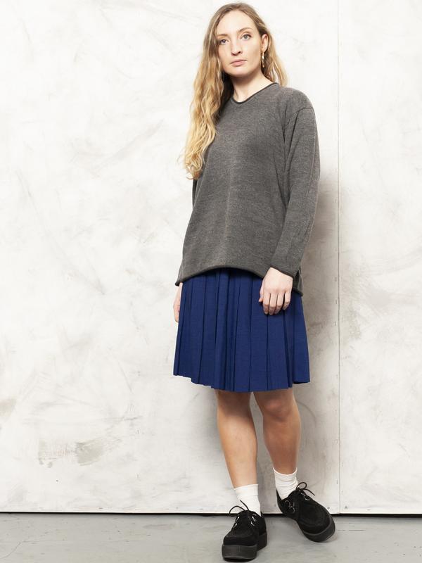 【archive】90s sullen navy V neck Knit 2010 - Cobmex