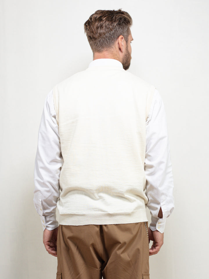 Shop Vintage Online Vintage Beige Mens Vest Northern Grip