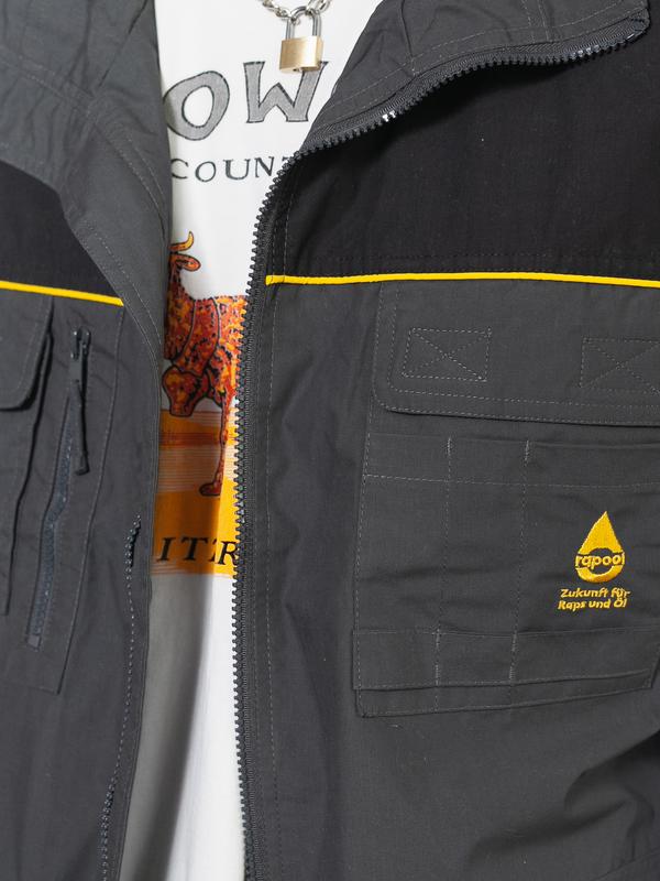 Vintage 90's Grey Workwear Utility Vest . Vintage Men's Mechanic Vest Grey Gilet Camping Vest Vest Dadcore Vest . size Large L