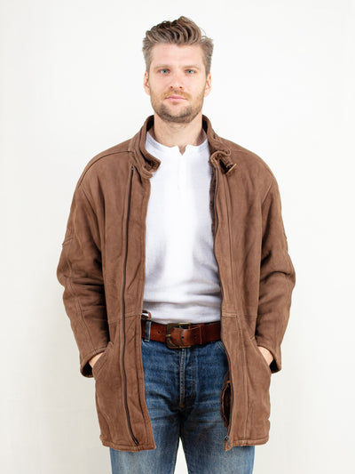 Vintage Men 80's Sheepskin Jacket