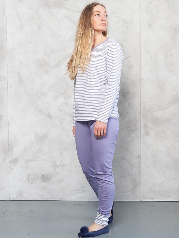 Vintage Women Pajama Set Purple - NorthernGrip