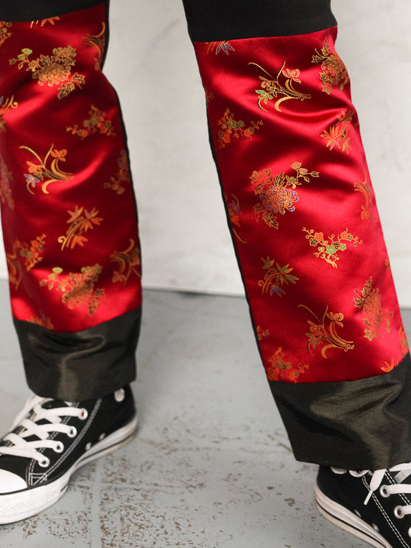 Vintage Women Y2K Flower Pants - NorthernGrip