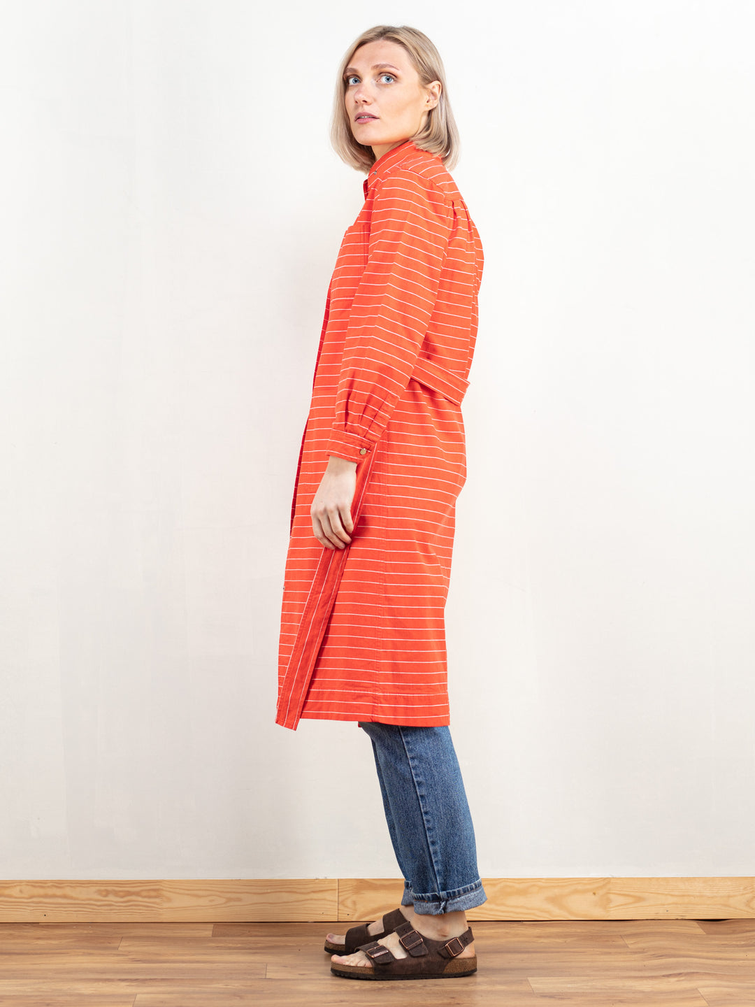 Vintage Women 90's Striped Dress