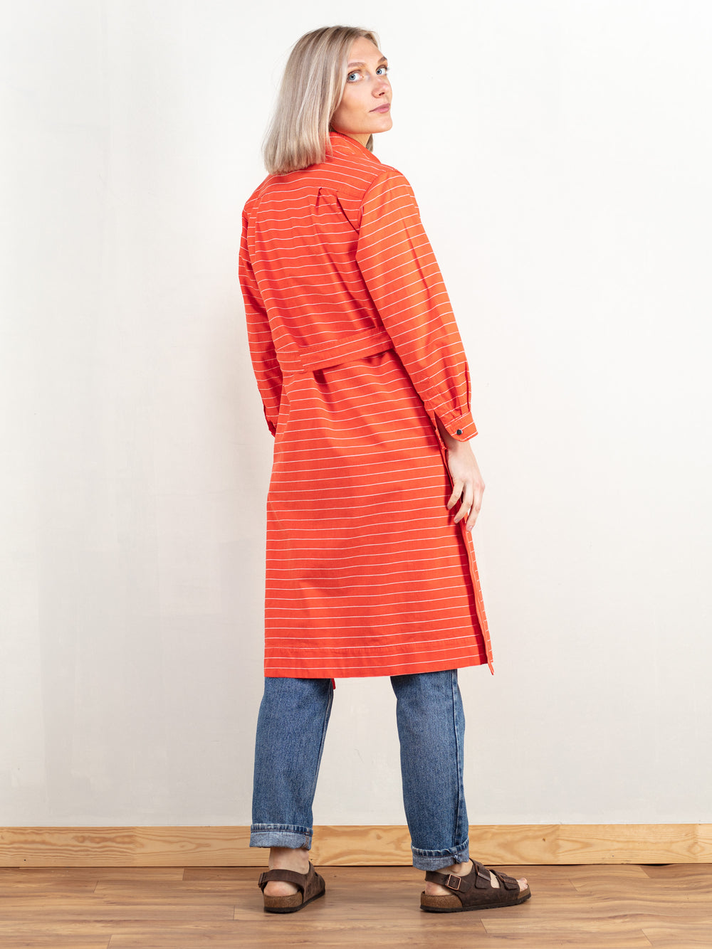Vintage Women 90's Striped Dress - NorthernGrip
